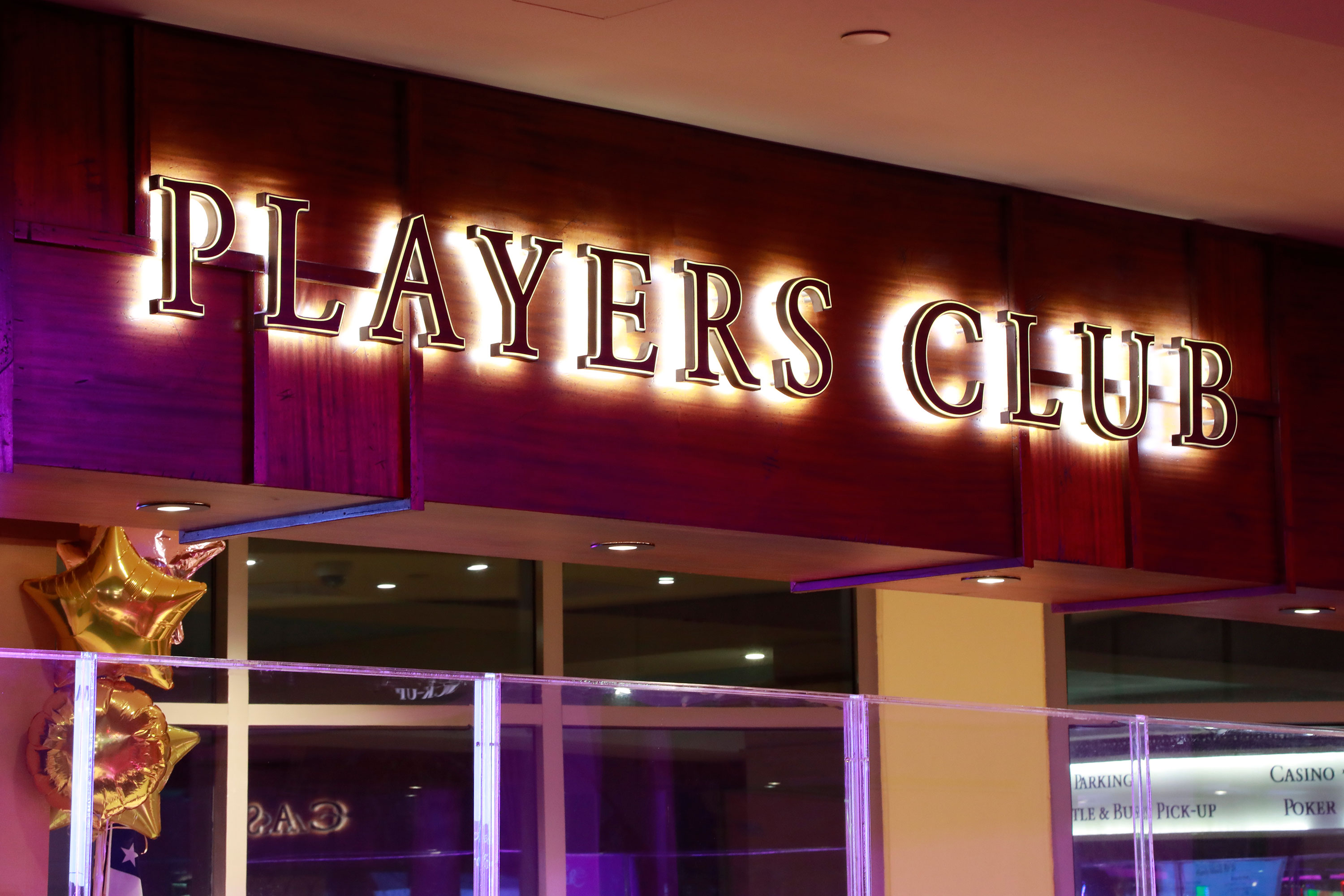 Players club sign